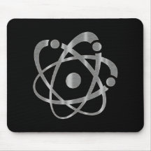 Chrom-Atom Mauspad