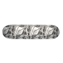CHROM-SKATEBOARD DES SLAM DUNK-BBALL SKATEBOARDDECKS