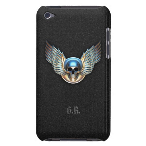 Chromschädel und Flügelipod-Touch-Fall Case-Mate iPod Touch Case