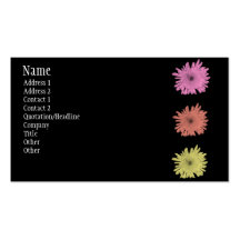 Chrysantheme Visitenkarten