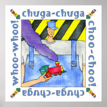 Chuga Chuga Choo Choo Zug-Plakat