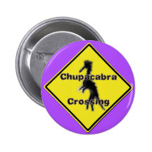 Chupacabra, der lila Knopf kreuzt Anstecknadelbuttons