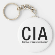 CIA-Initialen + CIA-Text Schlüsselbänder