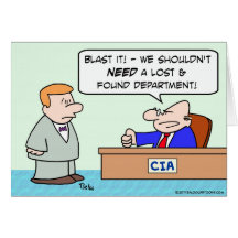 CIA verloren und gefunden Karten