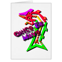 Cinco De Mayo Salamander Grußkarte