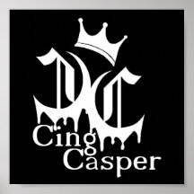 Cing Casper Poserlogo Plakatdruck