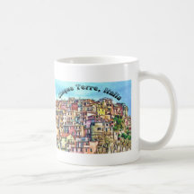 Cinque Terre, Italien Kaffee Haferl