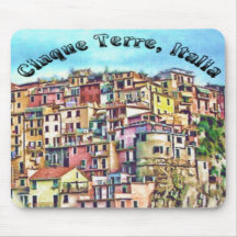 Cinque Terre, Italien Mousepad