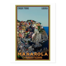 Cinque Terre - Manarola Postkarte