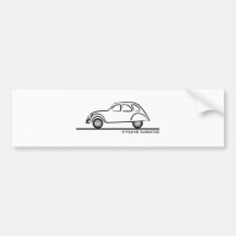 Citroen 2CV Auto Sticker