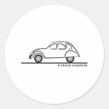 Citroen 2CV Sticker