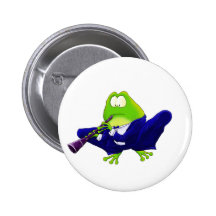 Clarinet-Frosch Buttons