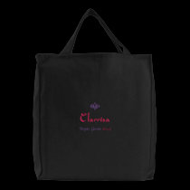 Clarrisa Name mit englischer Bedeutungs-Marine bestickte taschen