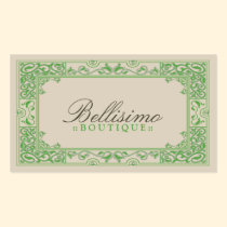 Classic Vignette Business Card Design (apple) visitenkarten