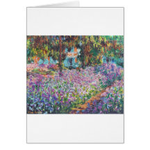 Claude Monet - der Garten des Künstlers bei Givern Karten