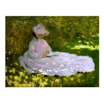 Claude Monet: Der Leser Postkarte