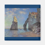 Claude Monet - die Klippen bei Etretat 1885 Kühlschrankmagnet