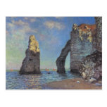 Claude Monet - die Klippen bei Etretat 1885 Postkarten