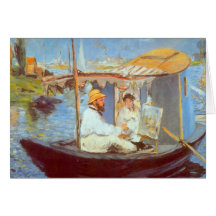 Claude Monet durch Edouard Manet Karten