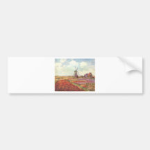 Claude Monet-Tulpen in Holland Autosticker