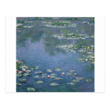Claude Monet - Wasser-Lilien - Ryerson 1906 Postkarte