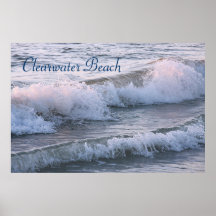 Clearwater Strand-Druck Poster