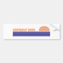 Clearwater Strand, Florida Auto Sticker