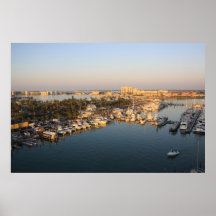 Clearwater Strand-Sonnenuntergang Plakatdruck
