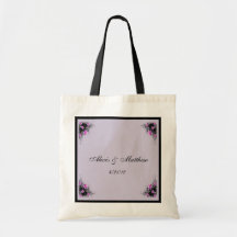 Clematis-Blumen-Taschentasche