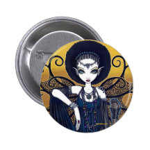 Cleo Feary Göttin-Knopf Button