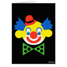 Clown - Kunst-Galerie-Auswahl Karte