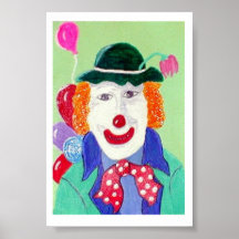 Clown Plakatdrucke