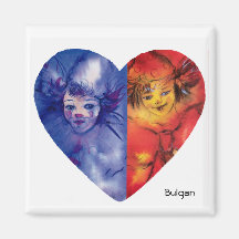CLOWNS-SAMMLUNG/venezianischer Masquearde Ball Magnete