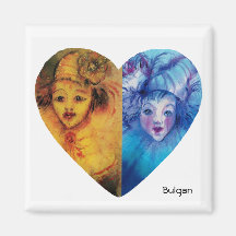 CLOWNS-SAMMLUNG/venezianischer Masquearde Ball Magnete