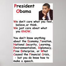 CluelessObama Posterdruck