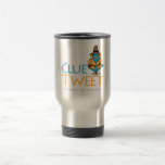 ClueTweet Spiel-Logo-Reise-Becher Kaffeetasse