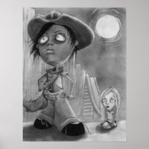 Clyde-Cowboy Plakate