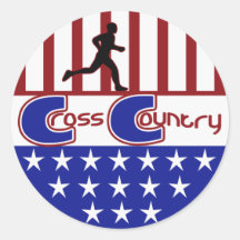 CM-CROSS COUNTRY-PATRIOTISCHE FARBEN AUFKLEBER
