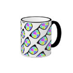 CMYK Hipster flammt Sonnenbrille-Trendy Vektor Teehaferl