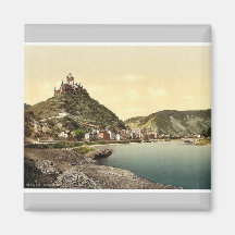 Cochem und Schloss, Mosel, Tal von, Deutschland cl Magnete