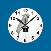 Cockatoo-Wanduhr wanduhren