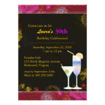 Cocktail-kundenspezifische Geburtstags-Party Einla