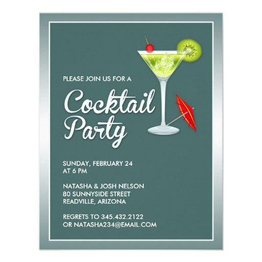 Cocktail-Party Einladung