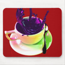 Coffeetime Red Mousepad