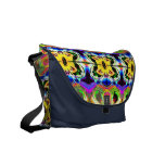 Collage von Farben Kuriertasche