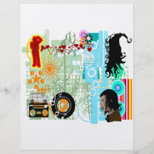 Collagen-Kunst #003 Flyerdesign