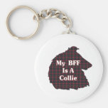 Collie-Liebhaber-Geschenke Schlüsselanhänger