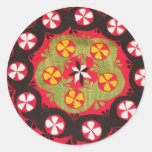 Coloful antike Stammes- türkische Gewebe Sticker