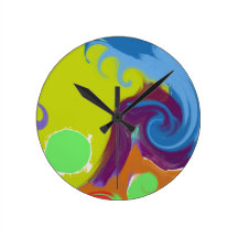 Colorful Abstrakt Uhren
