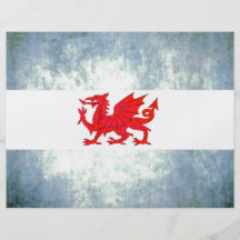 Colorful Contrast PatagonianFlag Personalized Flyer